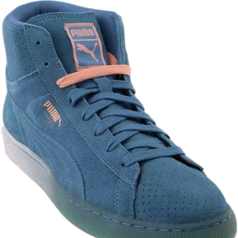 Puma Suede Mid Classic + Pink Dolphin